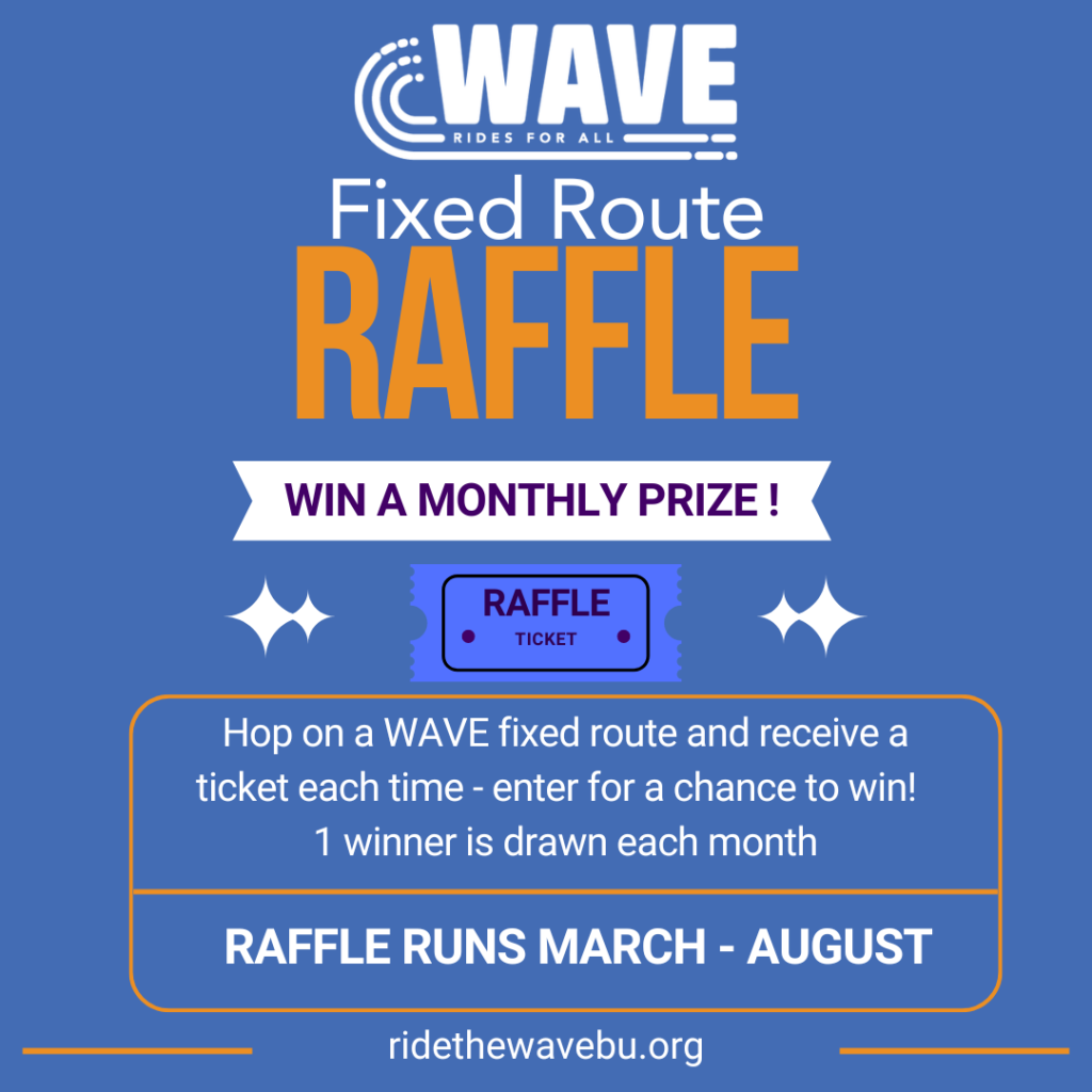 WAVE Fixed Route Raffle