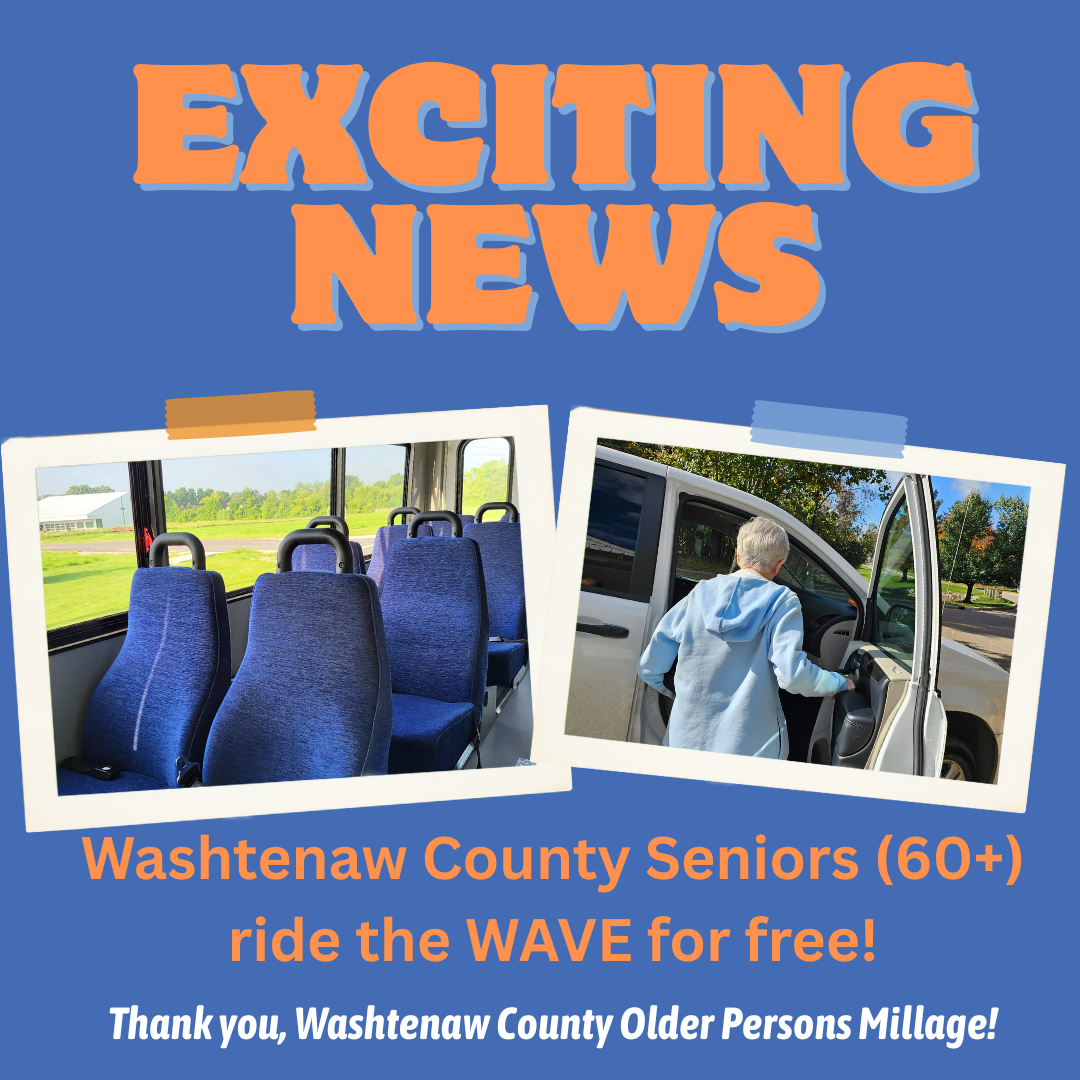WAVE Seniors ride for free