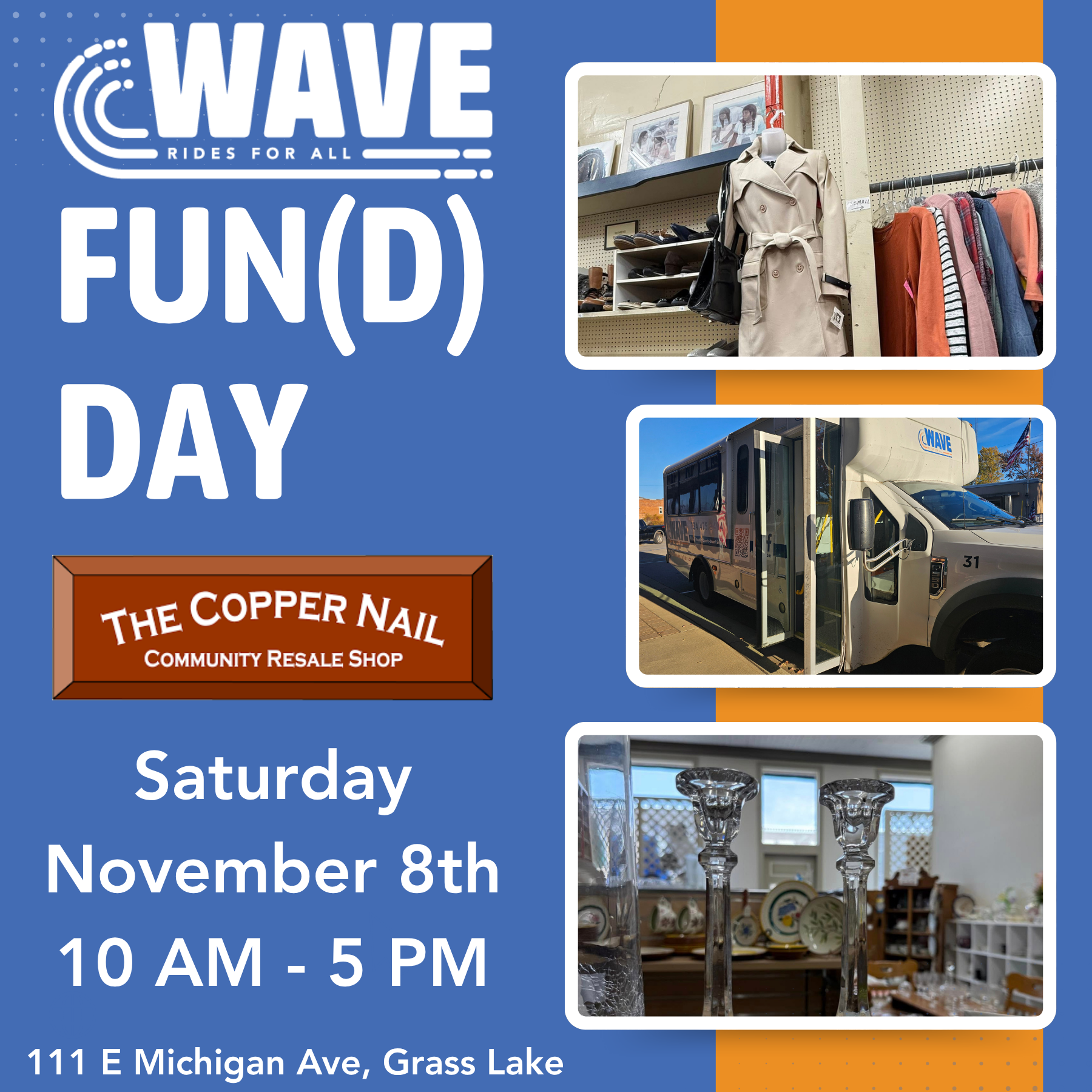 WAVE FUN(D) DAY at The Copper Nail
