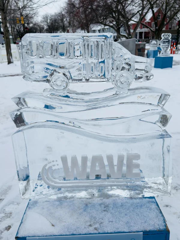 WAVE Sculpture - Dexter Ice Fest January 2026