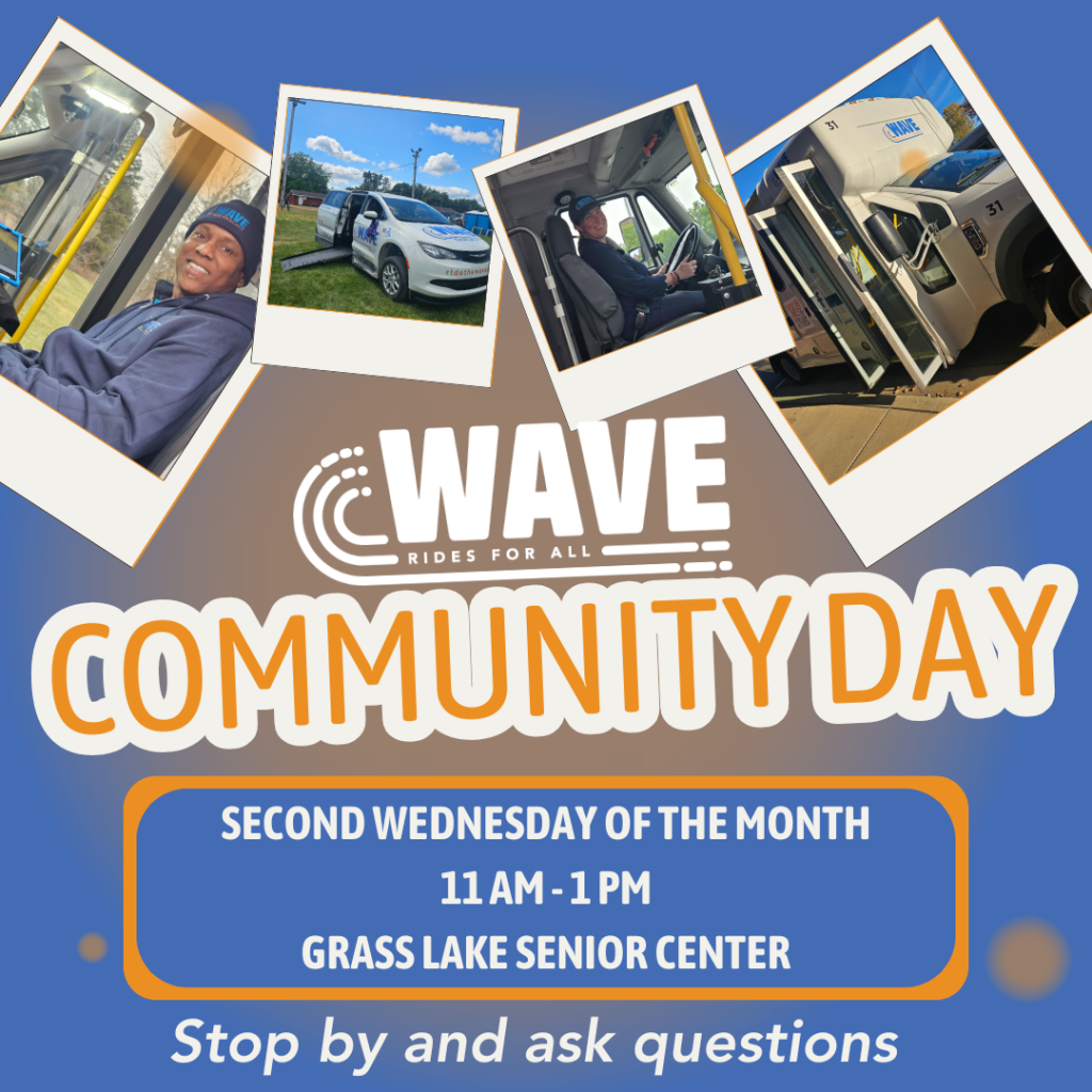 WAVE Grass Lake Community Day at Grass Lake Senior Center