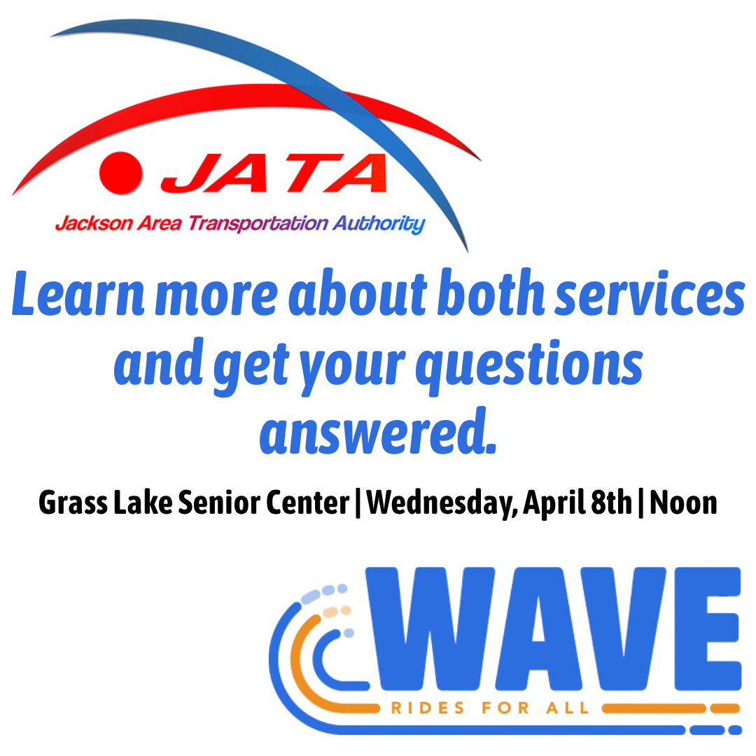 JATA and WAVE Information Session at Grass Lake Senior Center