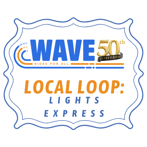 WAVE Lights Express - an event with Santa, hot coca, and a ride to the Nite Lites at MIS Speedway