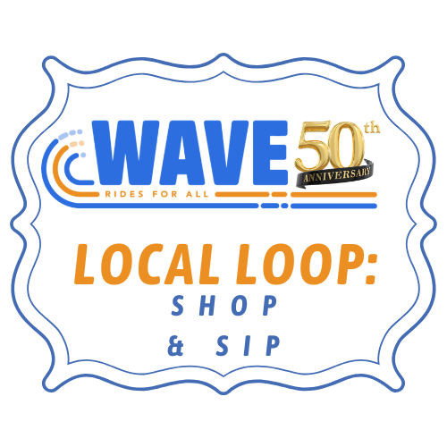 WAVE Shop and Sip - shop resale shops and enjoy local food and drink with special event discounts