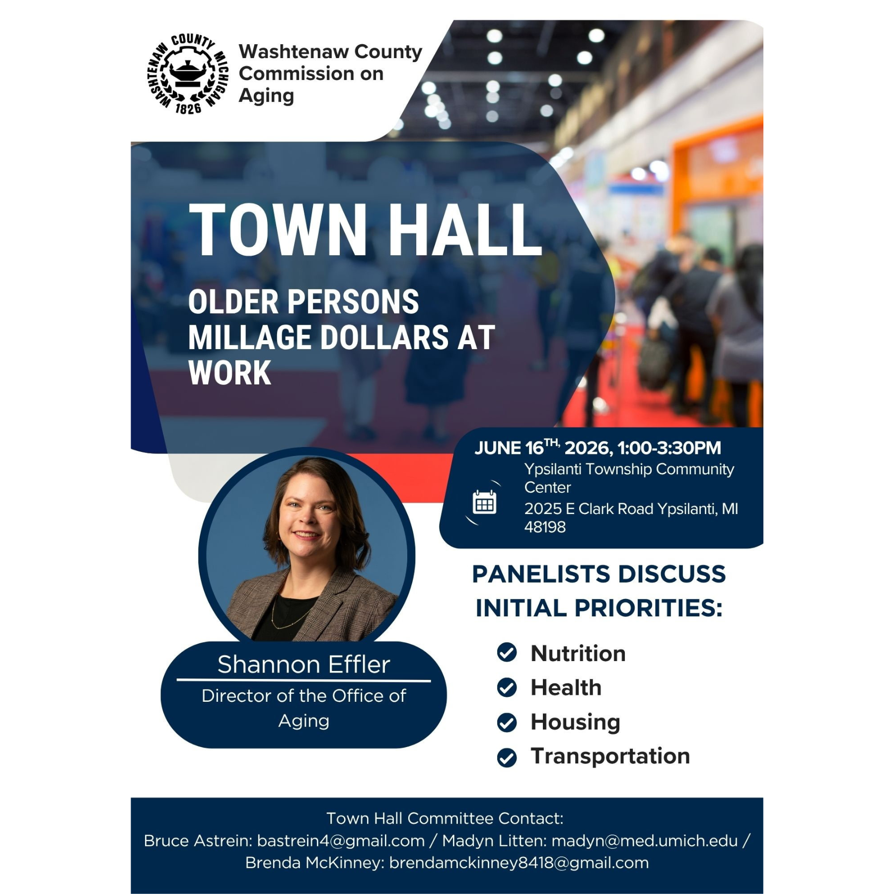 Washtenaw County Commission on Aging Townhall